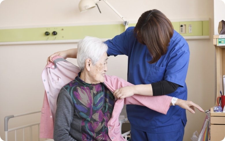 モーニングケア（整容・更衣・排泄）